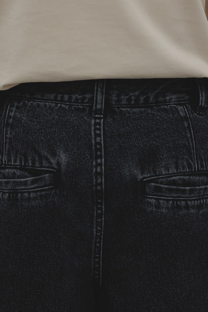 ワイドタックデニム 詳細画像 BLK 10