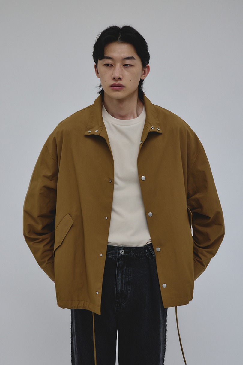 スタンドカラーコーチジャケット 詳細画像 BEG 4