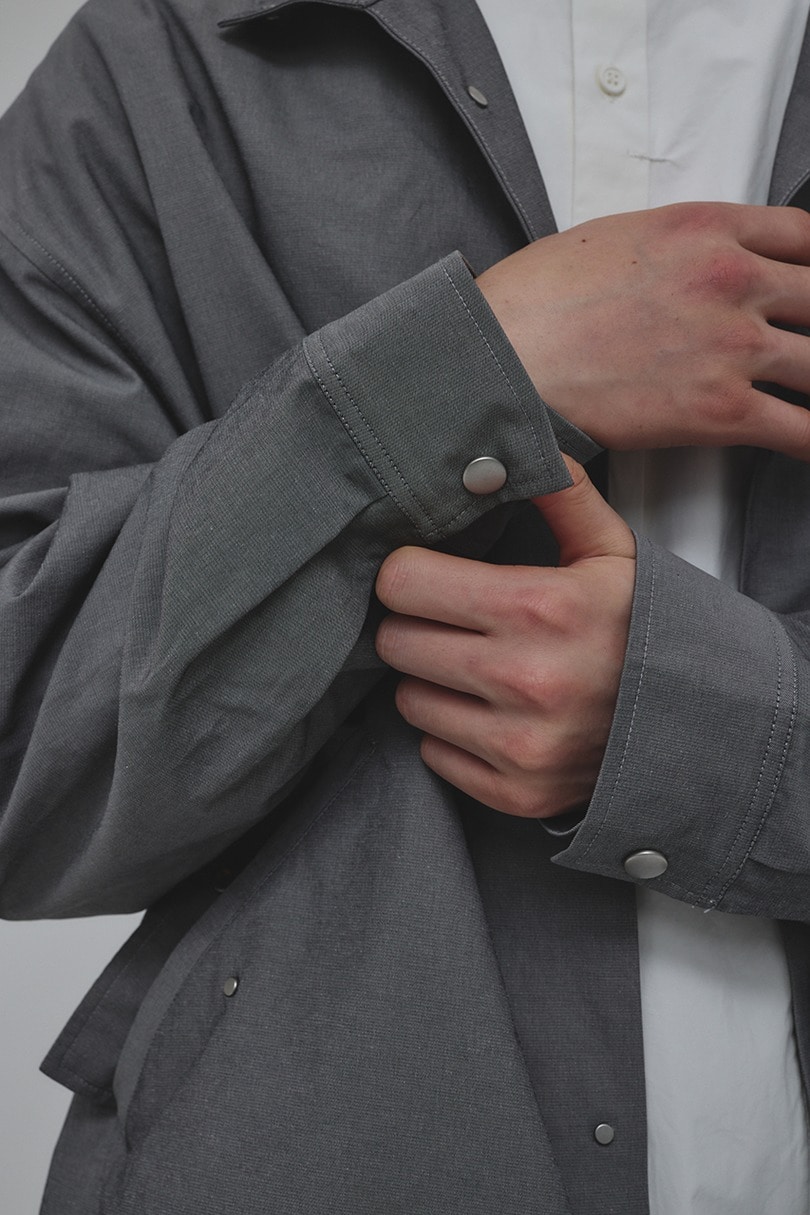 スタンドカラーコーチジャケット 詳細画像 GRY 15