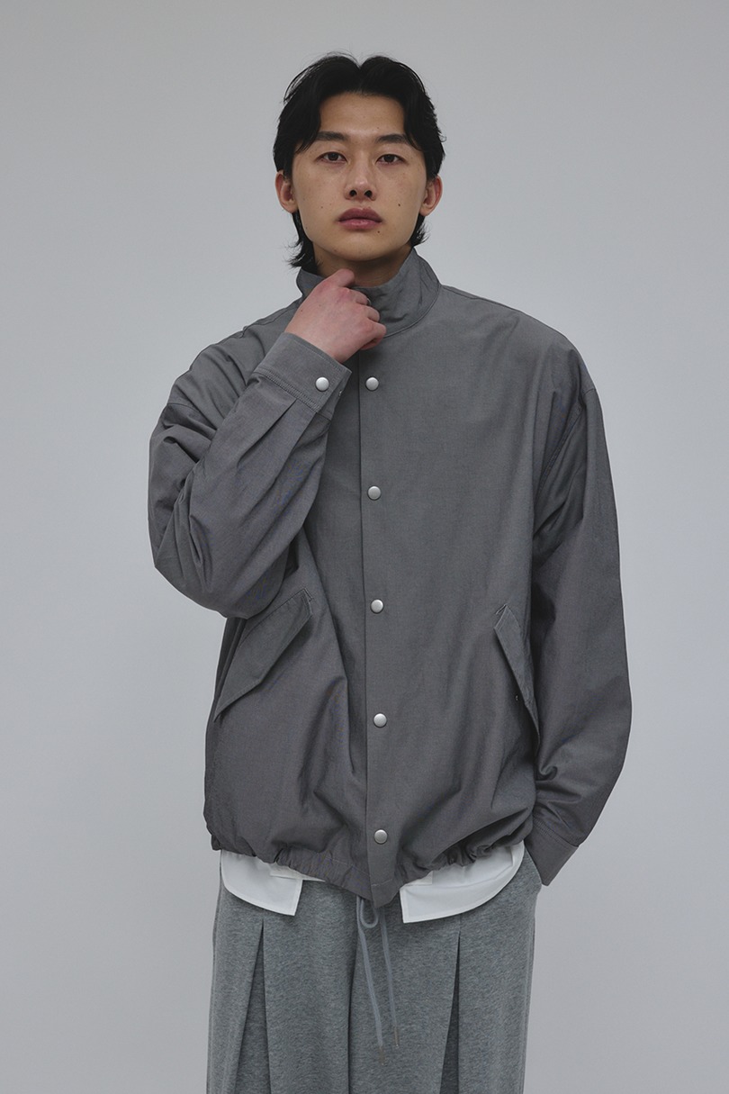 スタンドカラーコーチジャケット 詳細画像 GRY 5