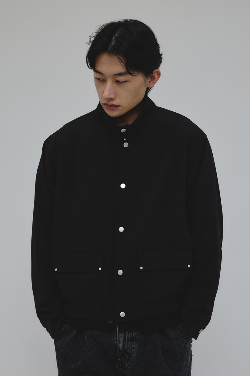 シャーリングヘムジャケット 詳細画像 BLK 5
