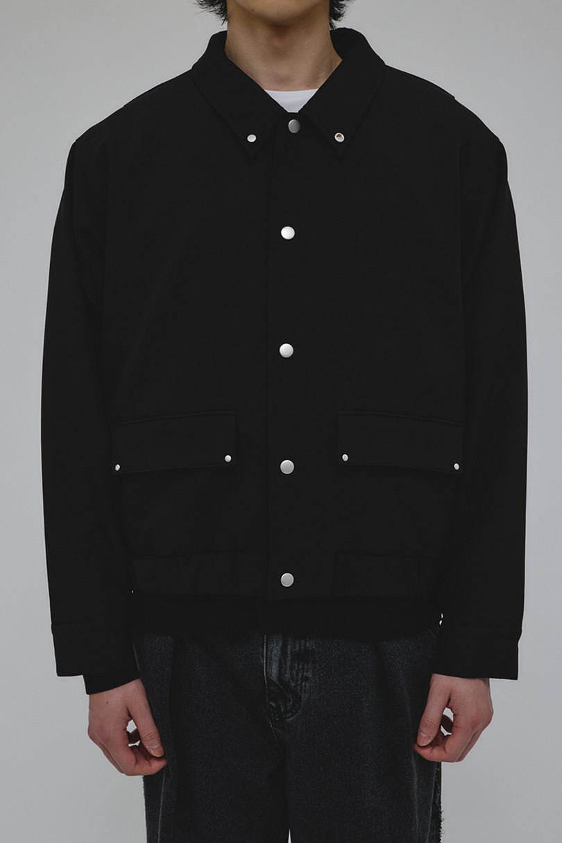 シャーリングヘムジャケット 詳細画像 BLK 8