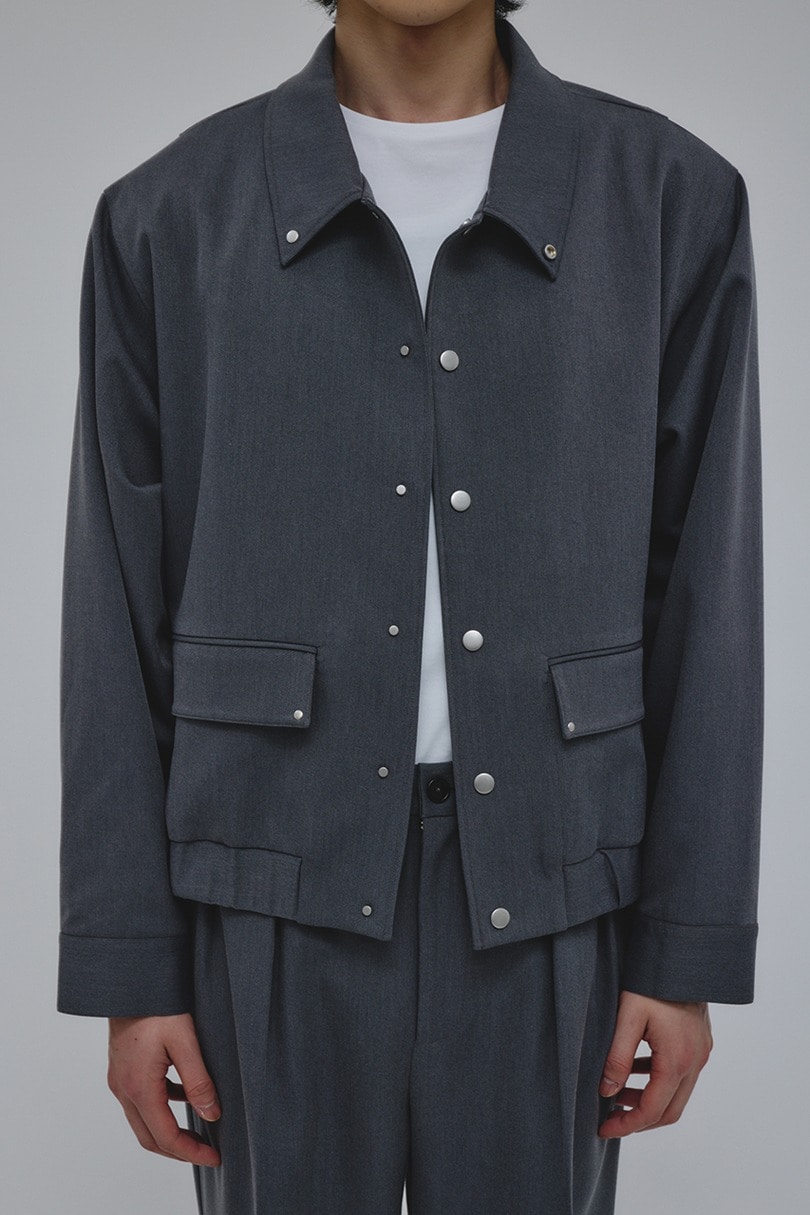 シャーリングヘムジャケット 詳細画像 GRY 10