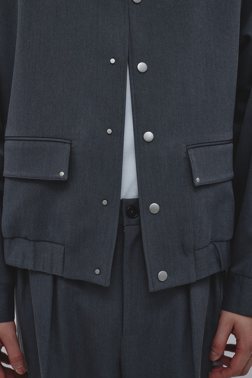 シャーリングヘムジャケット 詳細画像 GRY 12