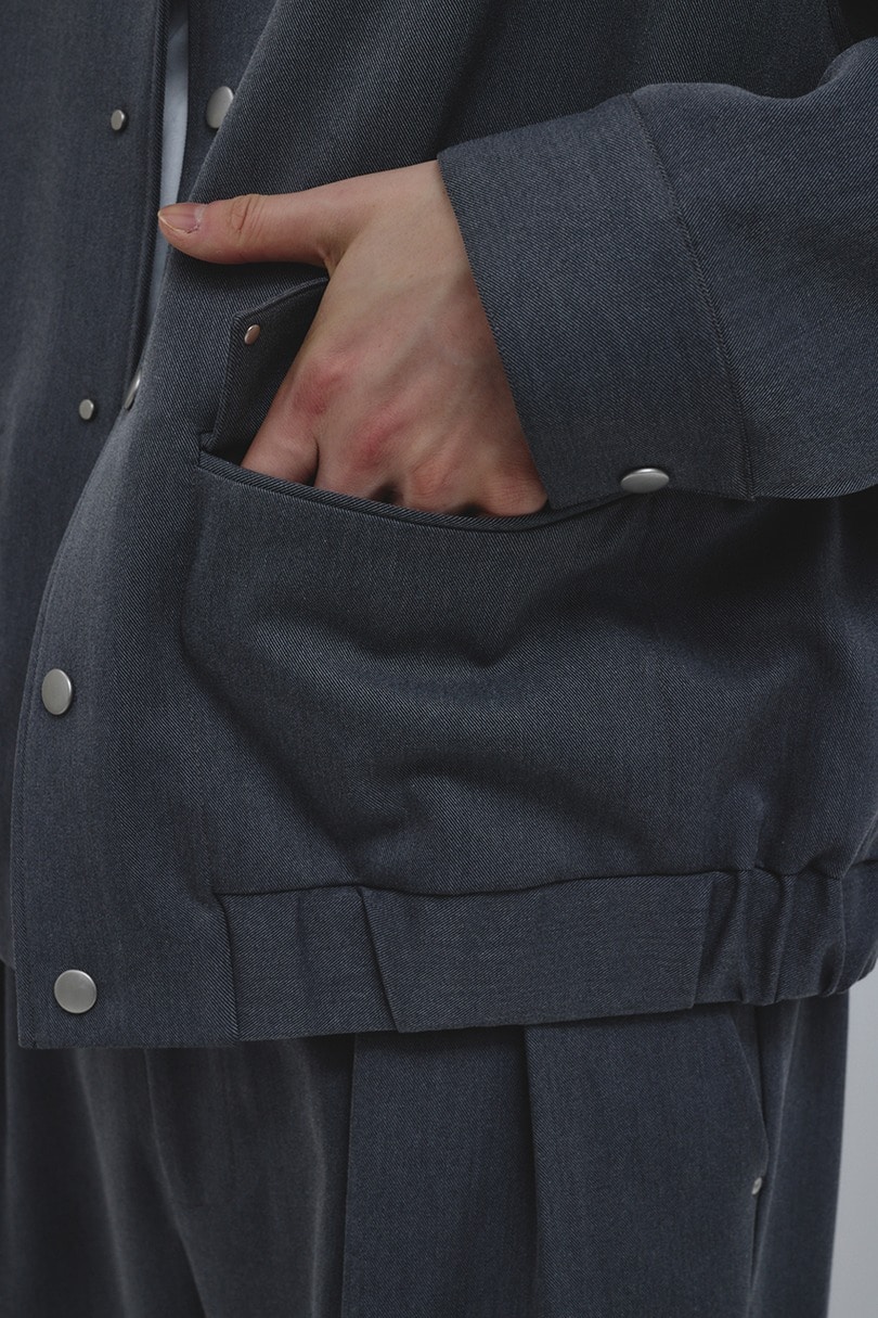 シャーリングヘムジャケット 詳細画像 GRY 13