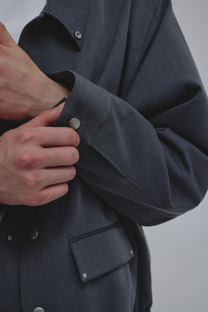 シャーリングヘムジャケット 詳細画像 GRY 14