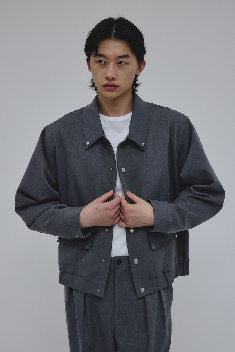 シャーリングヘムジャケット 詳細画像 GRY 3