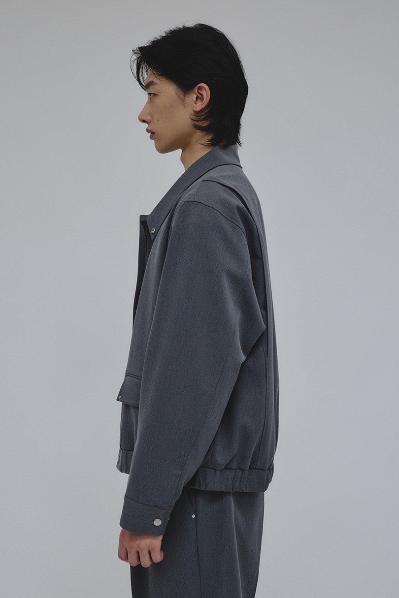 シャーリングヘムジャケット 詳細画像 GRY 4