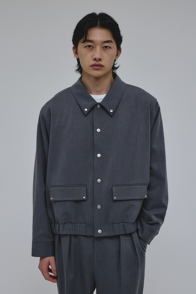 シャーリングヘムジャケット 詳細画像 GRY 7