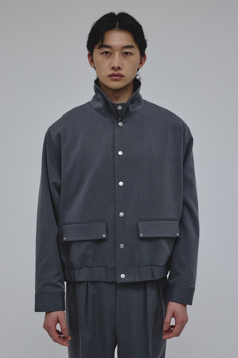 シャーリングヘムジャケット 詳細画像 GRY 8