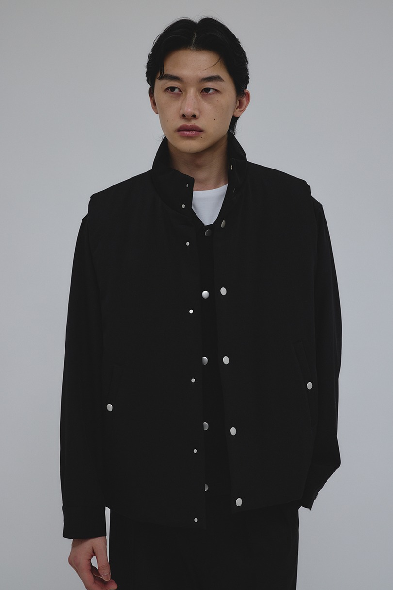 サイドジップパッファーベスト