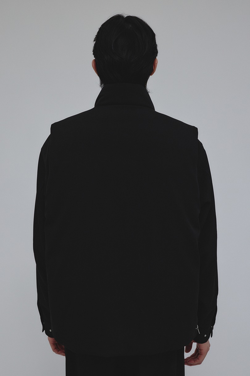 サイドジップパッファーベスト 詳細画像 BLK 10