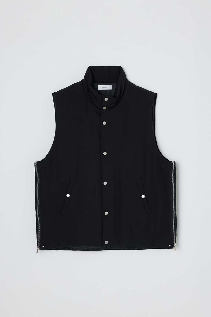 サイドジップパッファーベスト 詳細画像 BLK 18