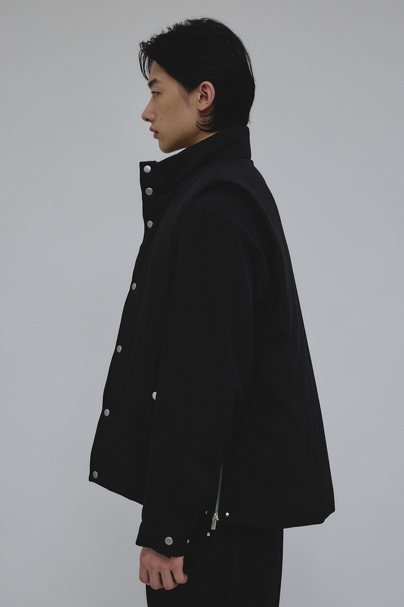 サイドジップパッファーベスト 詳細画像 BLK 9