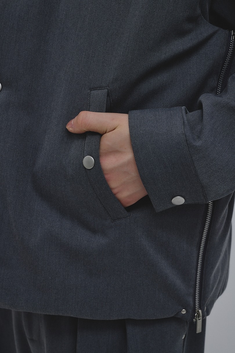 サイドジップパッファーベスト 詳細画像 GRY 15