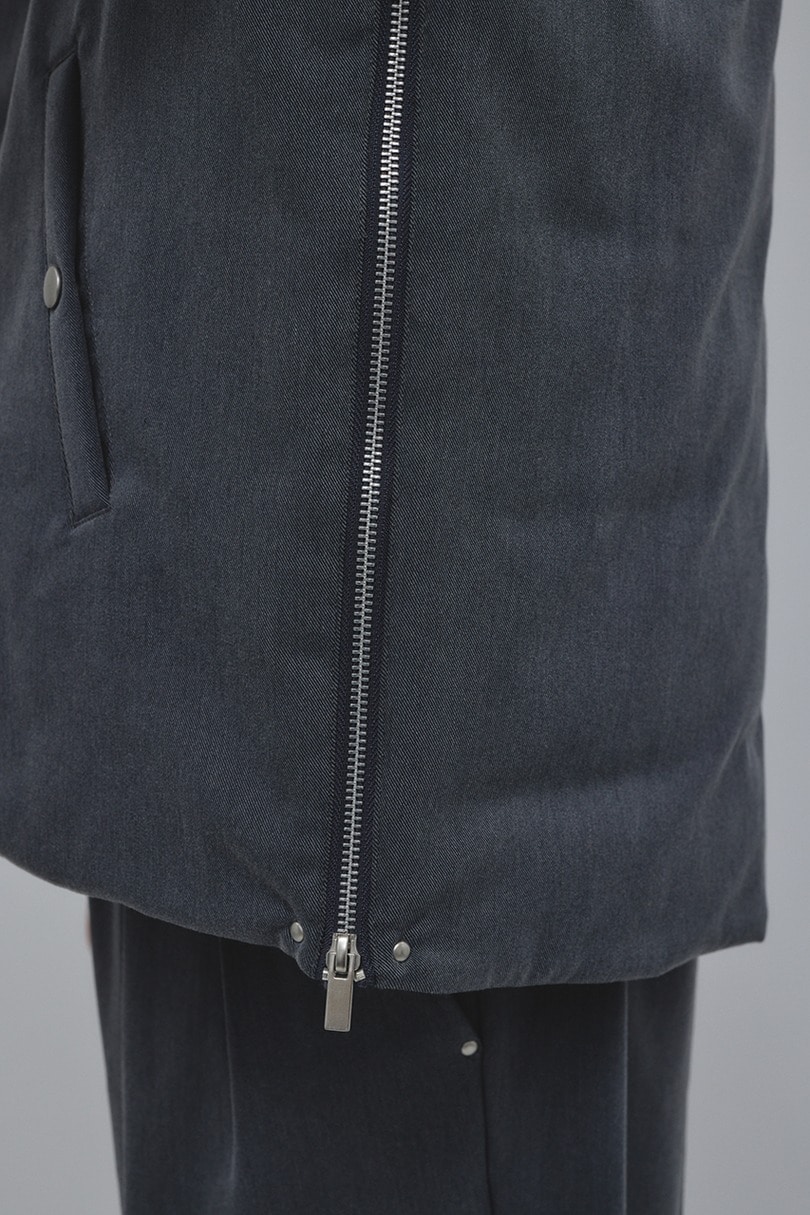 サイドジップパッファーベスト 詳細画像 GRY 16