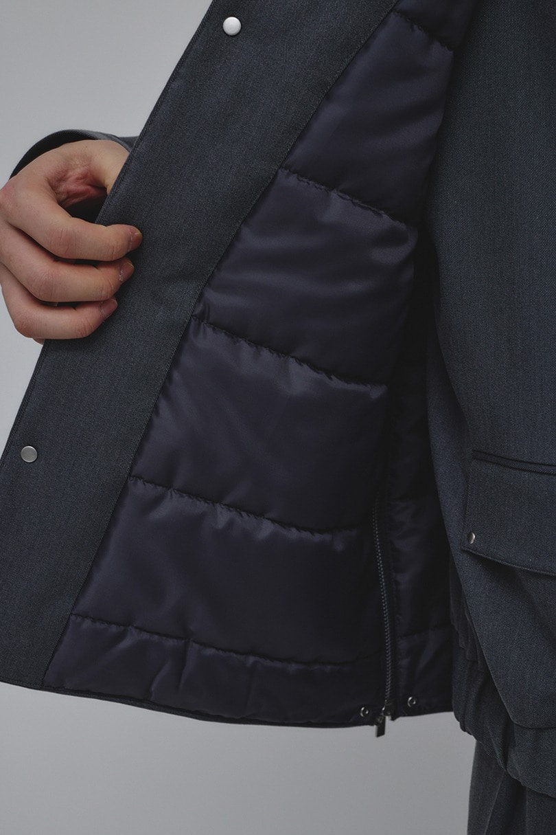 サイドジップパッファーベスト 詳細画像 GRY 18