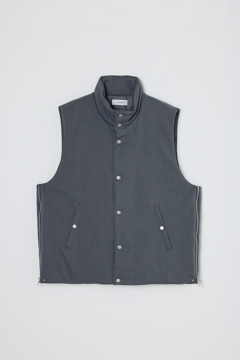 サイドジップパッファーベスト 詳細画像 GRY 19