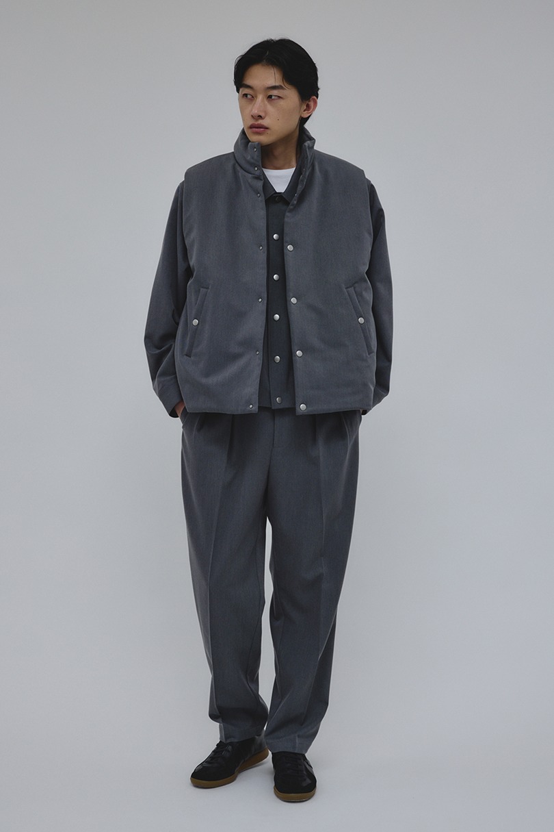 サイドジップパッファーベスト 詳細画像 GRY 2