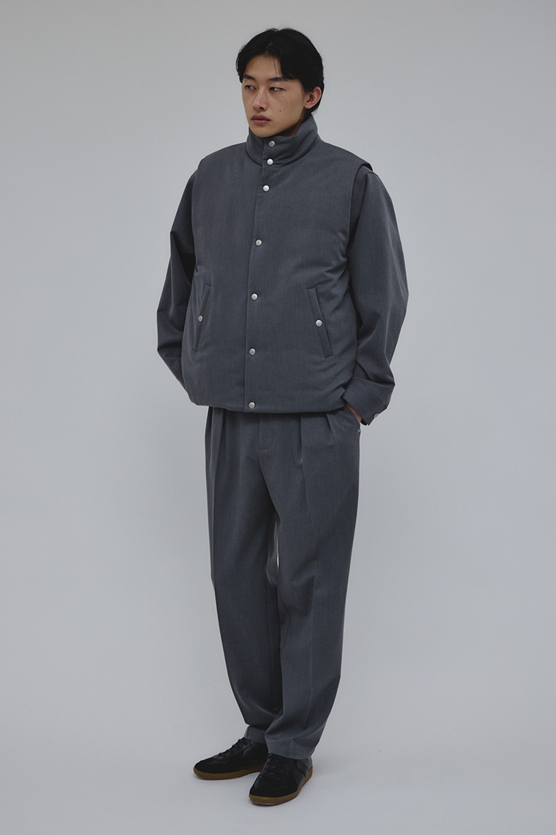 サイドジップパッファーベスト 詳細画像 GRY 3