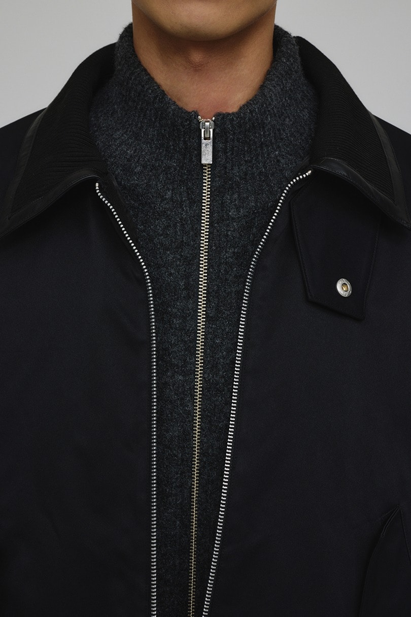 キルティングレイヤーフライトジャケット 詳細画像 BLK 11