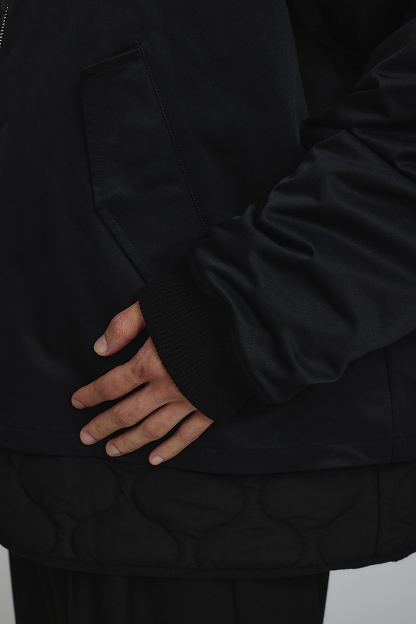 キルティングレイヤーフライトジャケット 詳細画像 BLK 13