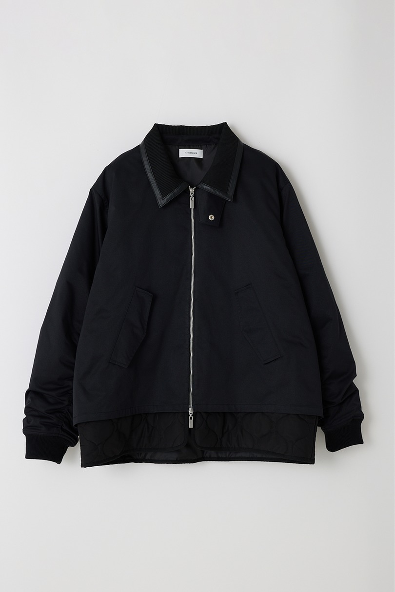 キルティングレイヤーフライトジャケット 詳細画像 BLK 16