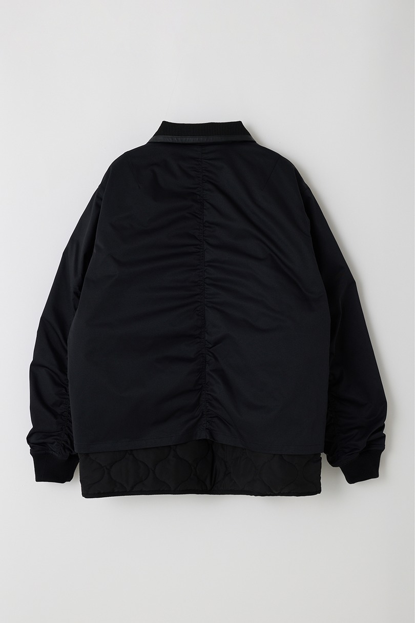 キルティングレイヤーフライトジャケット 詳細画像 BLK 17