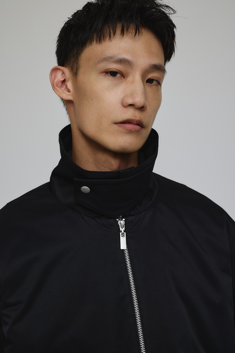 キルティングレイヤーフライトジャケット 詳細画像 BLK 4