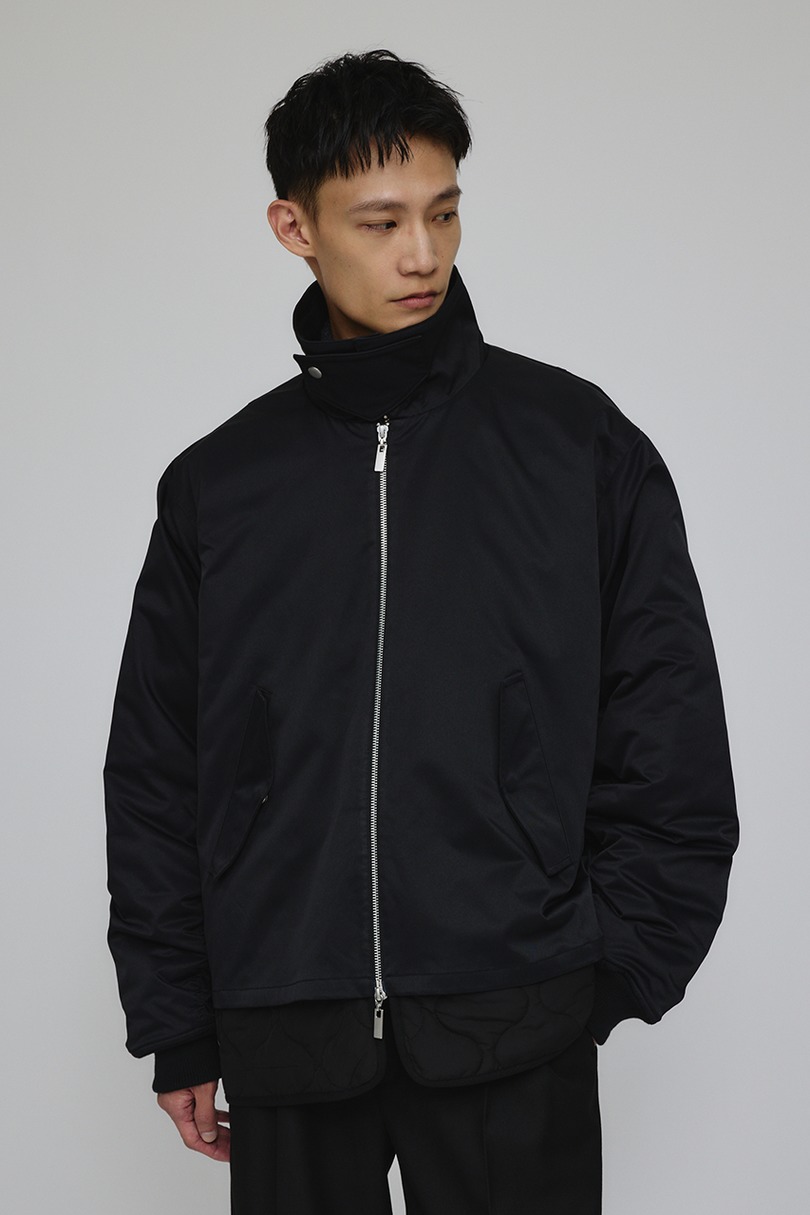 キルティングレイヤーフライトジャケット 詳細画像 BLK 9