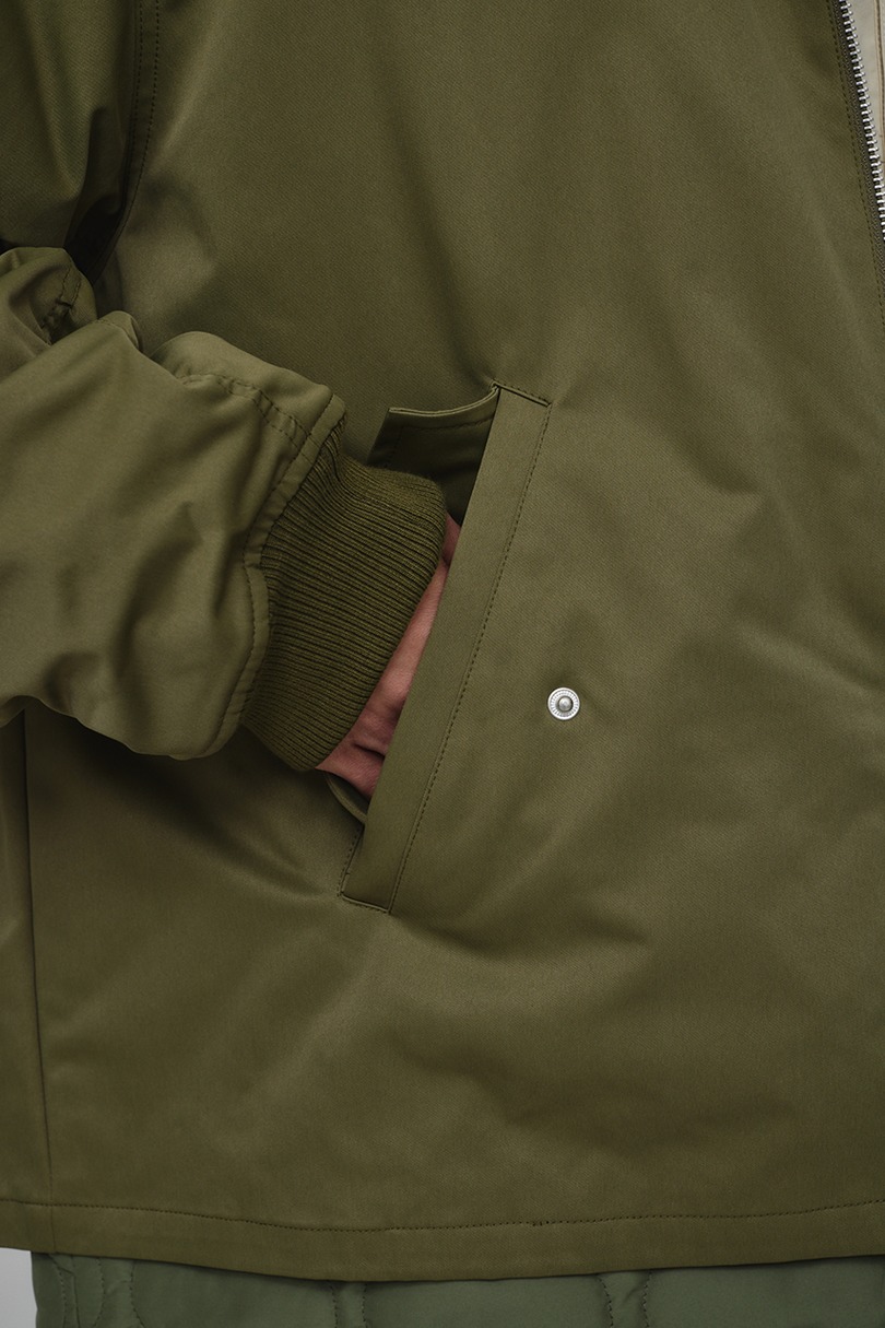 キルティングレイヤーフライトジャケット 詳細画像 KHA 13