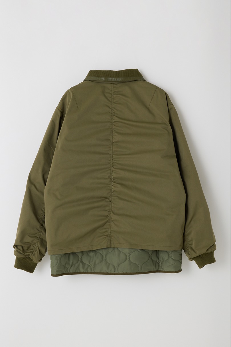 キルティングレイヤーフライトジャケット 詳細画像 KHA 17