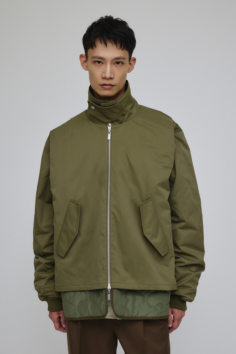 キルティングレイヤーフライトジャケット 詳細画像 KHA 5