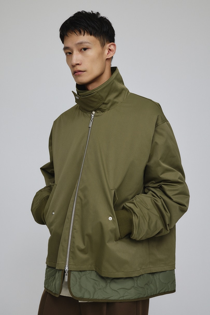 キルティングレイヤーフライトジャケット 詳細画像 KHA 6