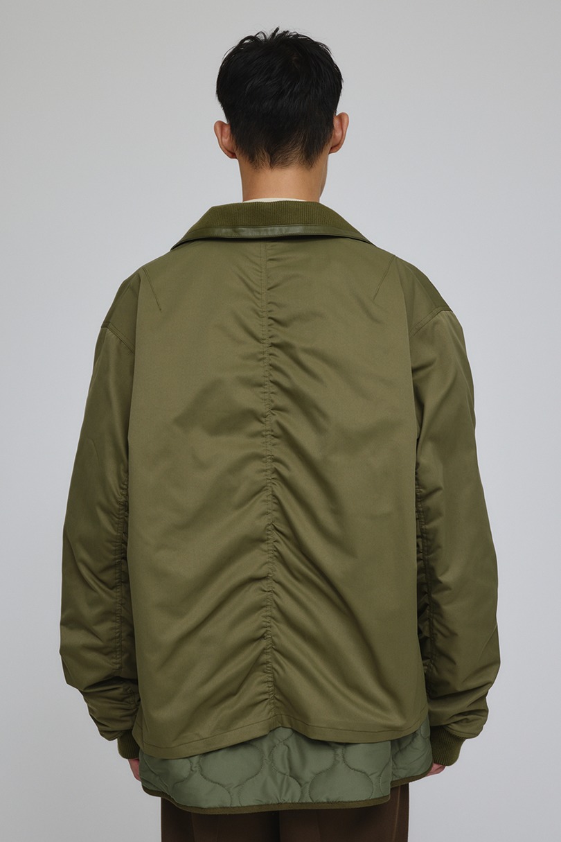 キルティングレイヤーフライトジャケット 詳細画像 KHA 8