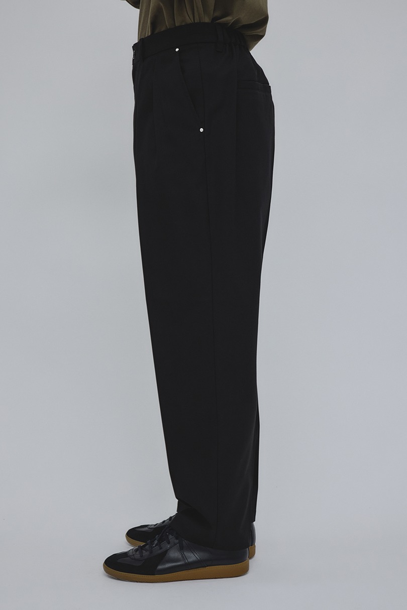 2タックテーパードパンツ 詳細画像 BLK 5