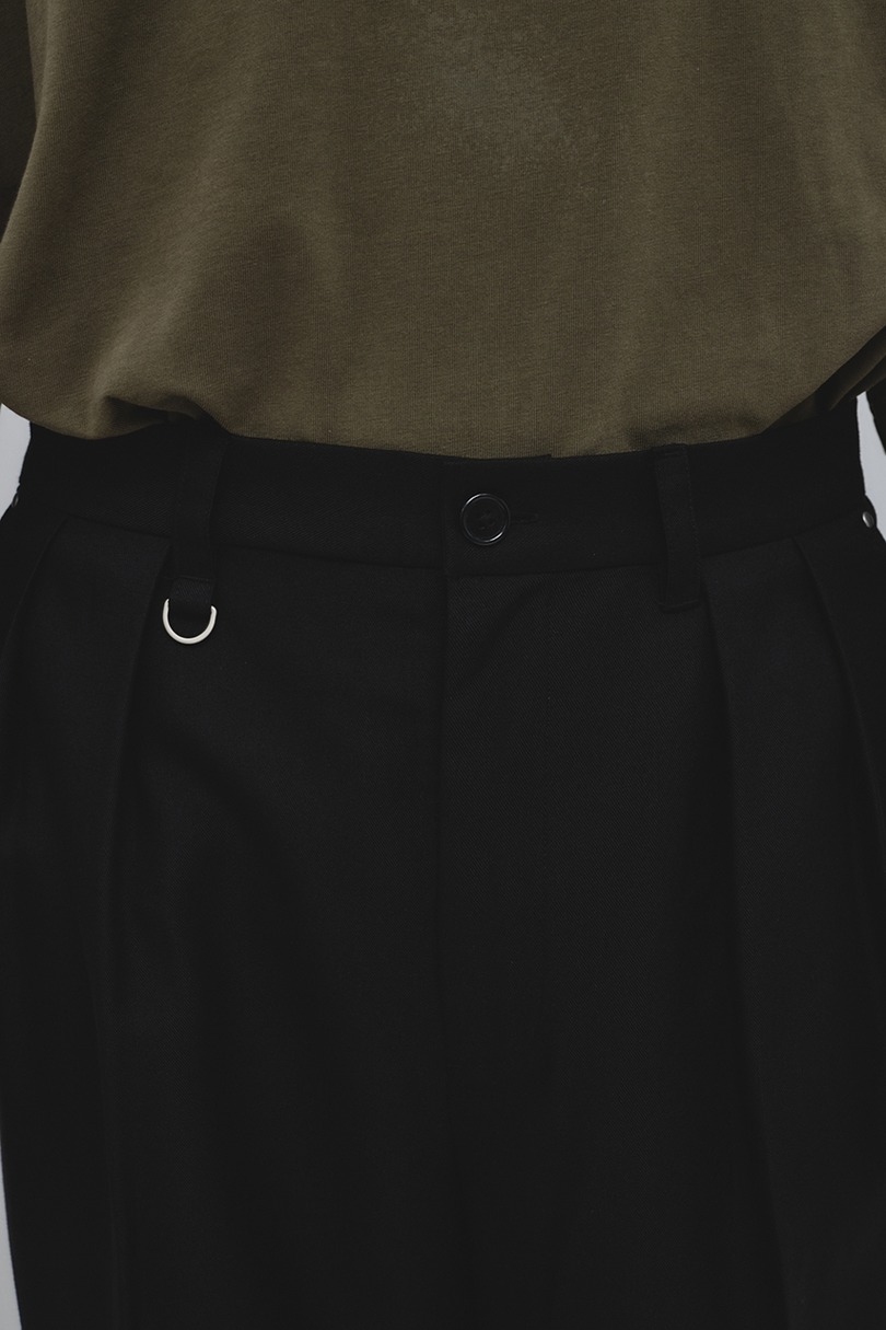 2タックテーパードパンツ 詳細画像 BLK 6