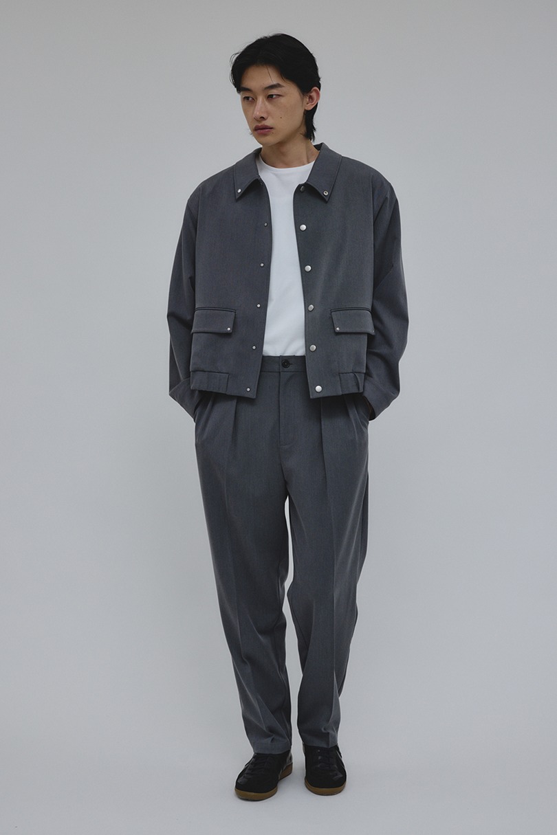 2タックテーパードパンツ