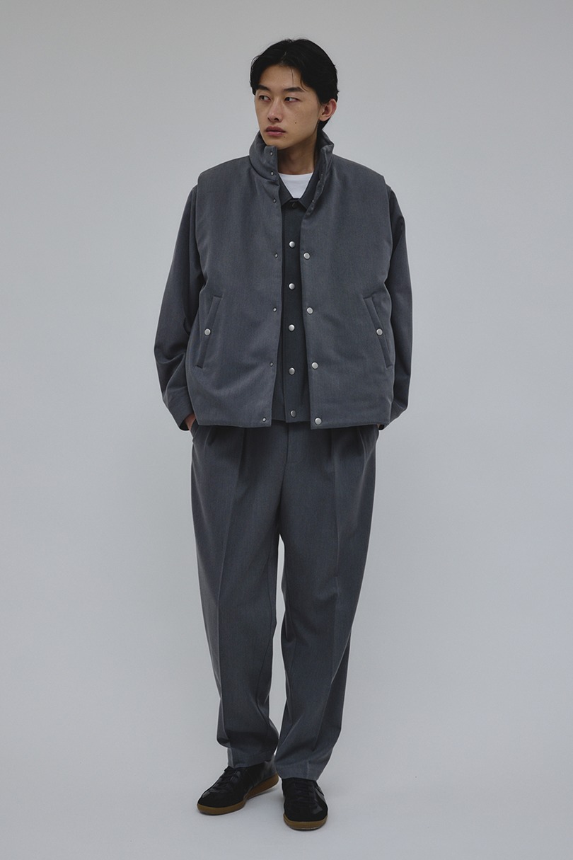 2タックテーパードパンツ 詳細画像 GRY 3