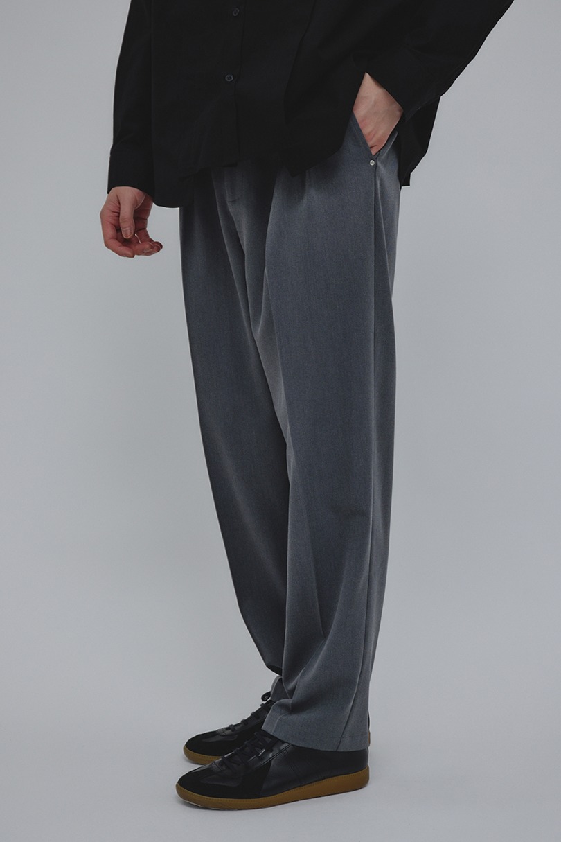 2タックテーパードパンツ 詳細画像 GRY 4