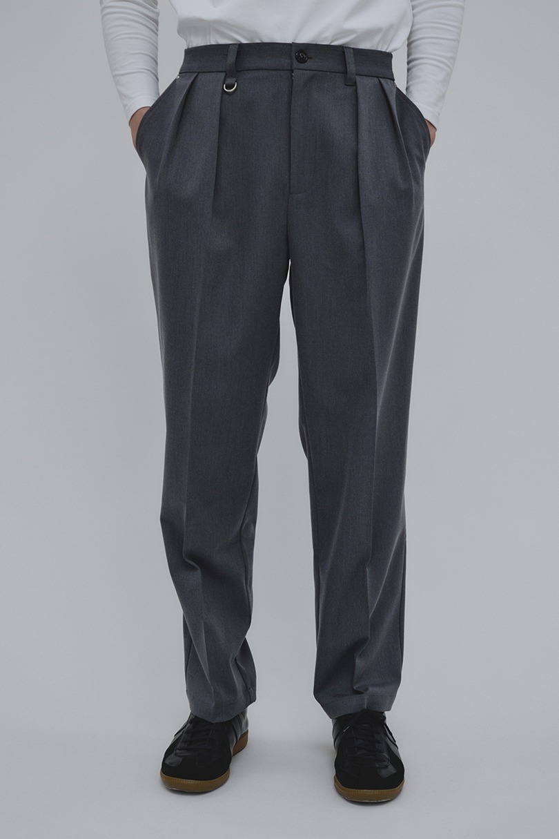 2タックテーパードパンツ 詳細画像 GRY 5