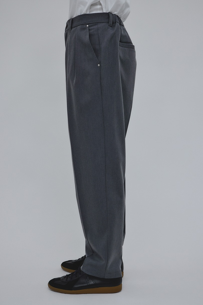 2タックテーパードパンツ 詳細画像 GRY 8