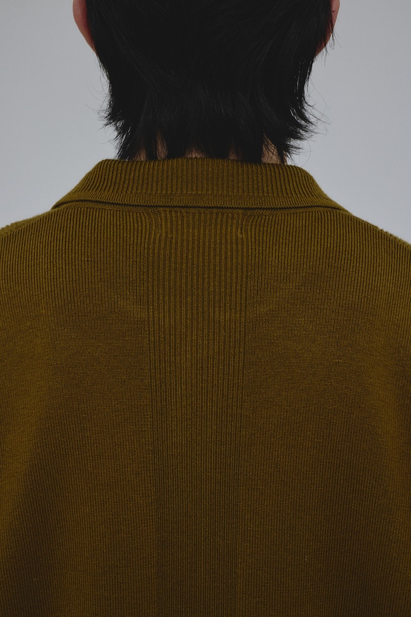 リブカラーニットカーディガン 詳細画像 KHA 12