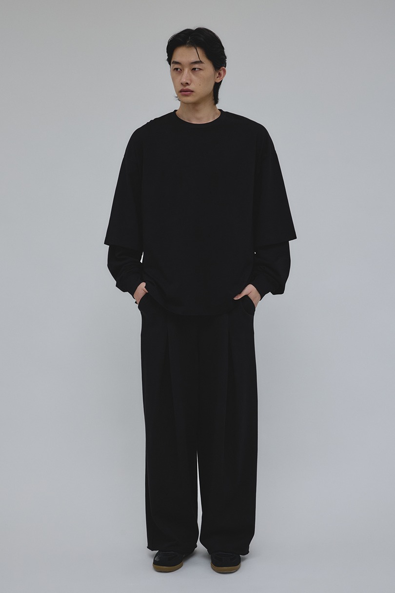 レイヤードロングスリーブT 詳細画像 BLK 2