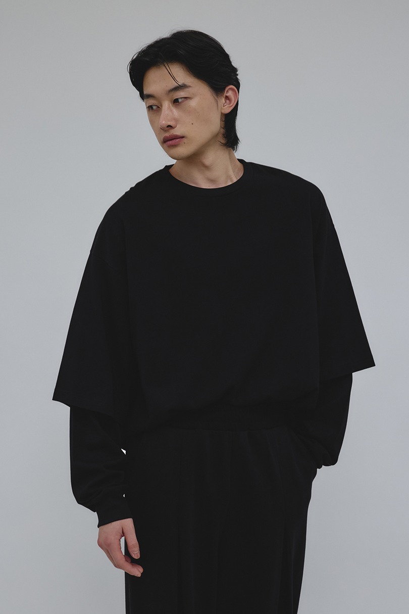 レイヤードロングスリーブT 詳細画像 BLK 5