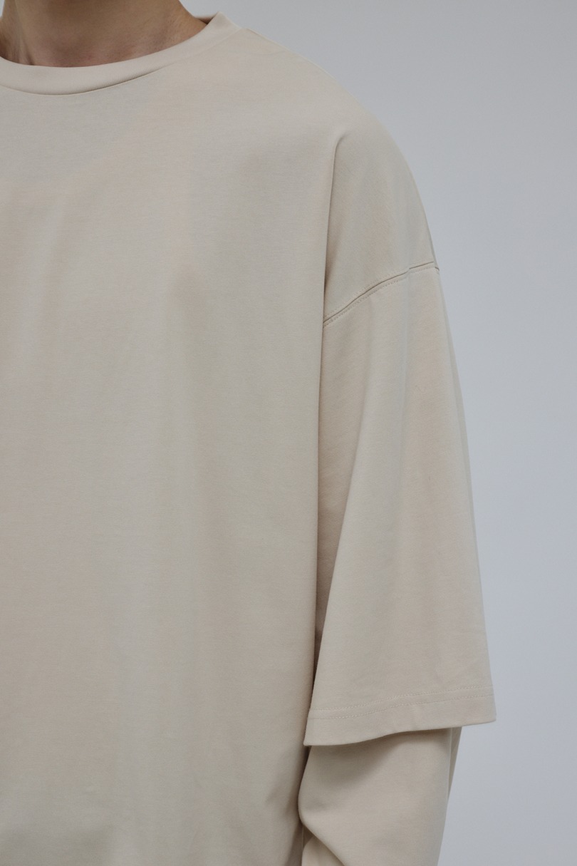 レイヤードロングスリーブT 詳細画像 L/BEG 10