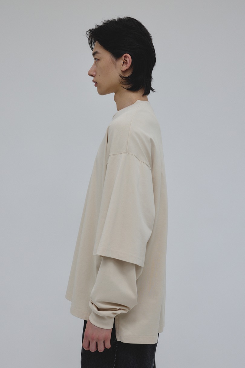 レイヤードロングスリーブT 詳細画像 L/BEG 4