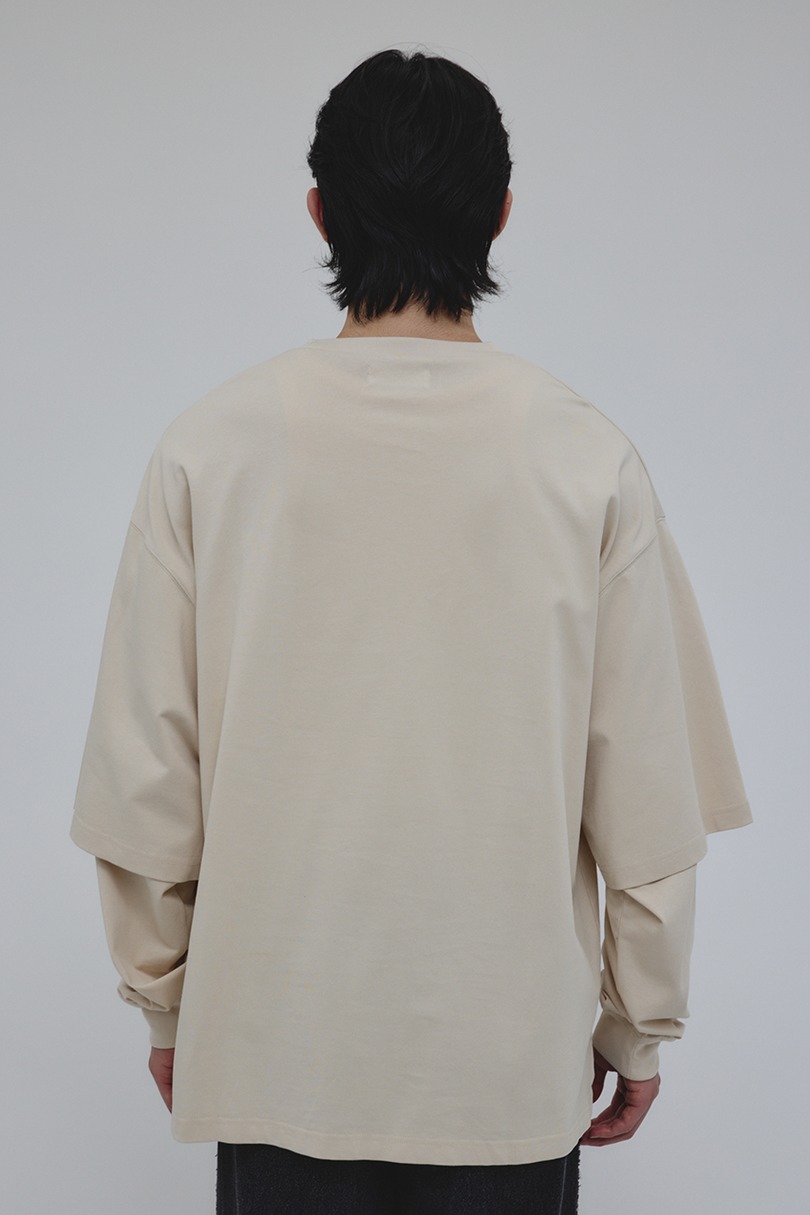 レイヤードロングスリーブT 詳細画像 L/BEG 5
