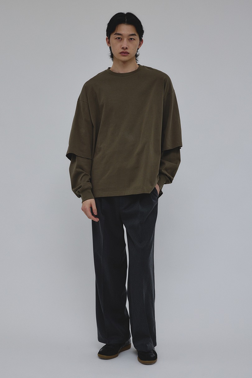 レイヤードロングスリーブT