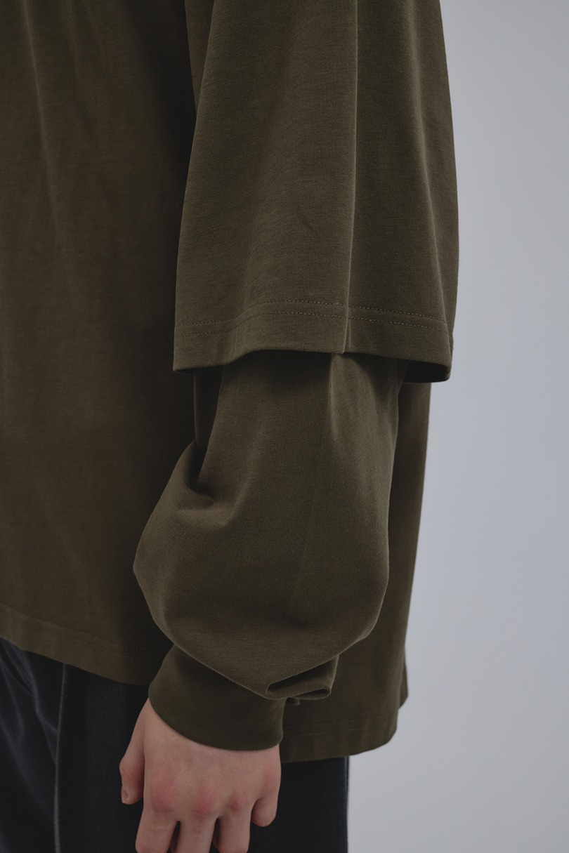 レイヤードロングスリーブT 詳細画像 KHA 12